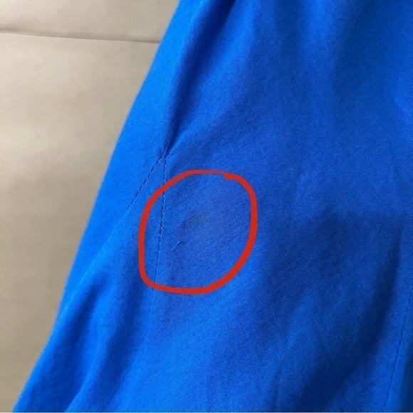 Alice + Olivia | Webber Cowl Neck Mini Dress Belted Godet Dress Blue Size 6 - Picture 10 of 16